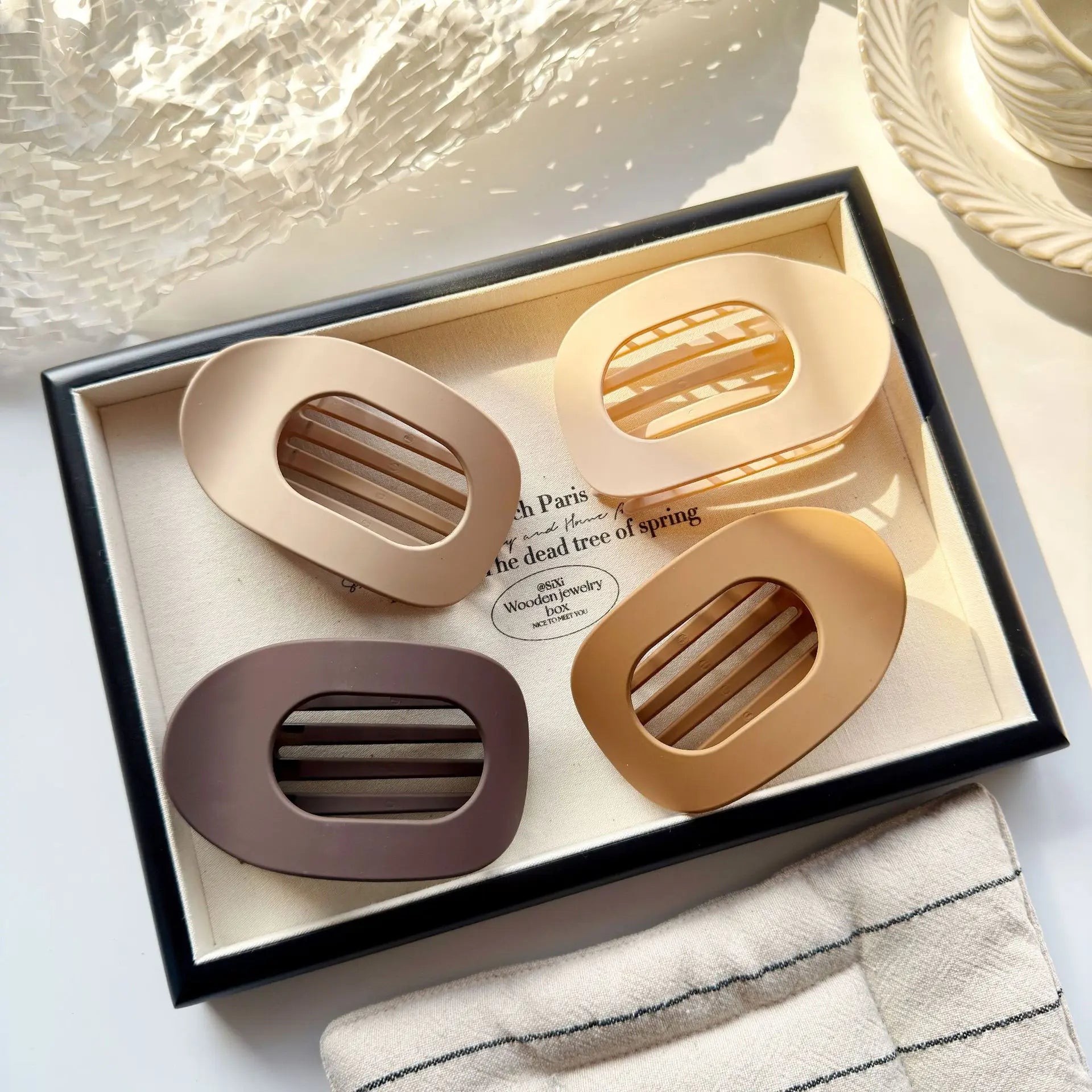 Trendy haarclips in goud en zilver