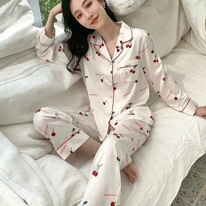 Dames pyjama winter met thermische voering