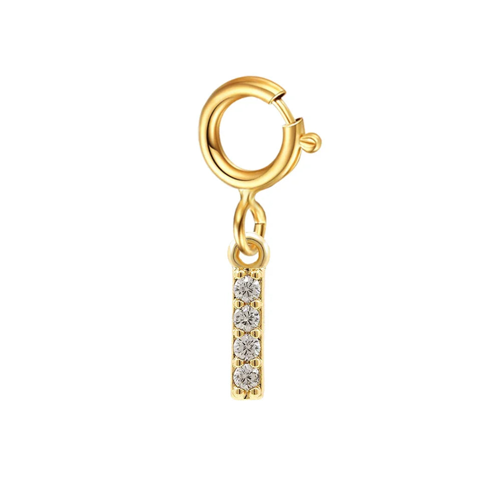 Ketting met naam en subtiel bloempatroon
