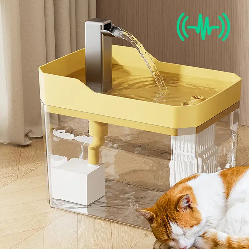 Fontein met LED voor katten – Verlichting en drinkplezier