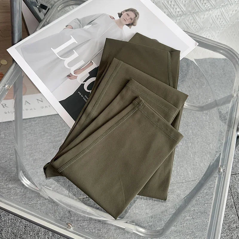 Stretch yoga kleding met hoge taille voor dames
