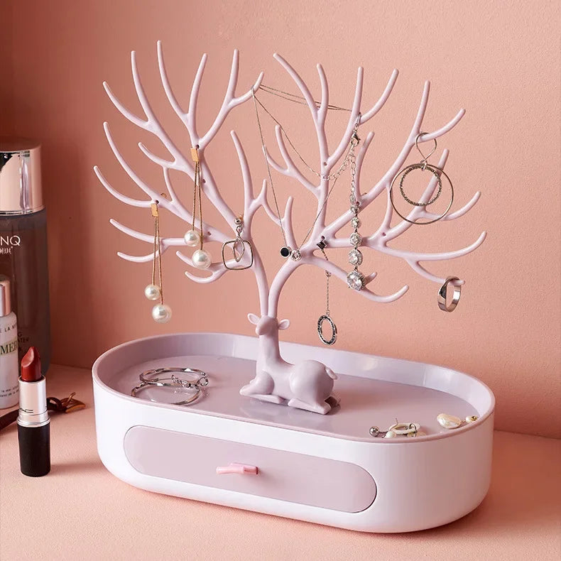 Sieradenhouder in messing kleur – Warm en luxe