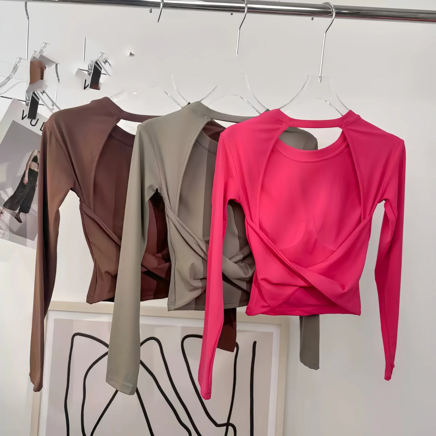 Yoga kleding met accent op de taille