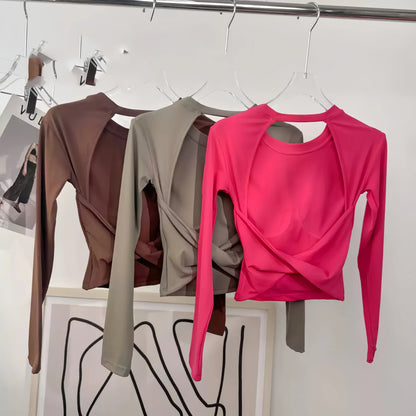 Yoga kleding met accent op de taille