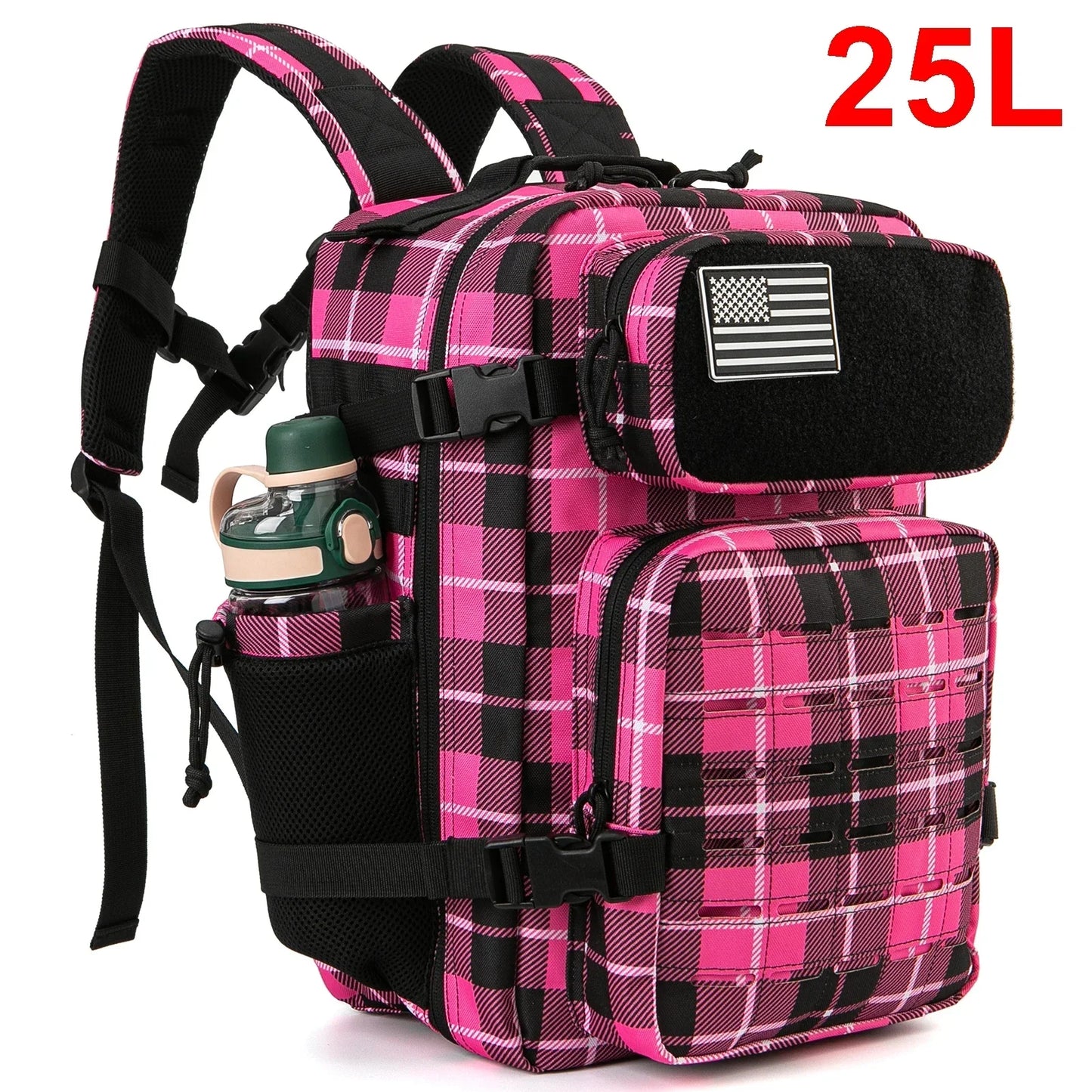 Handbagage rugzak met robuuste ritsen