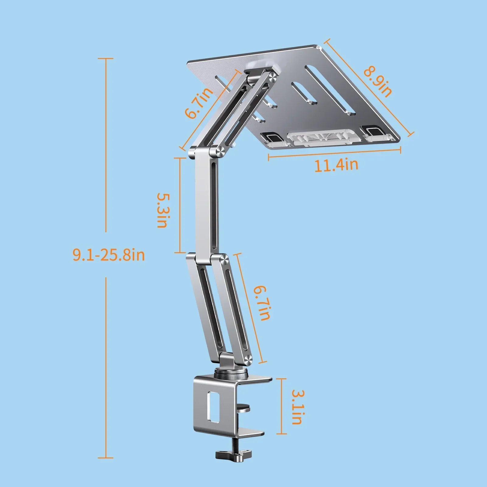 Laptop standaard met optimale ventilatie