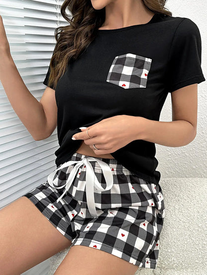 Dames pyjama set met zachte fleece