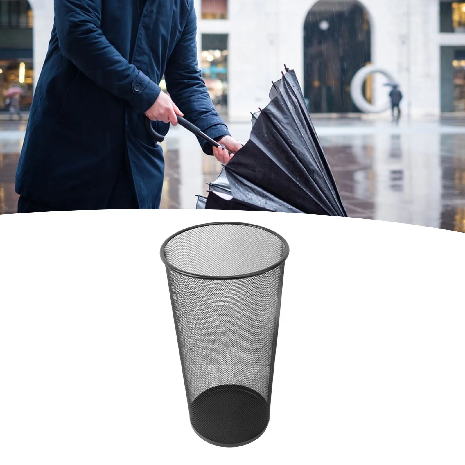 Paraplubak voor kantoorentree