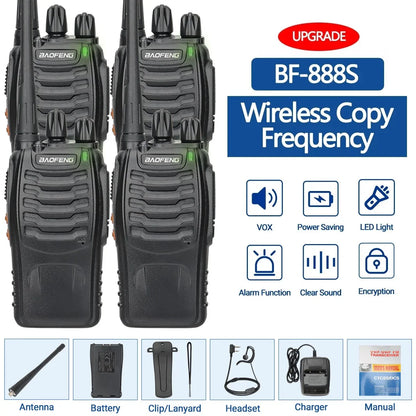 Intertoys walkie talkies met oplaadbare accu
