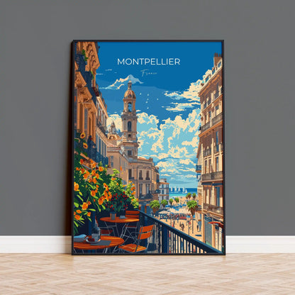 Poster van een hert of bosdier