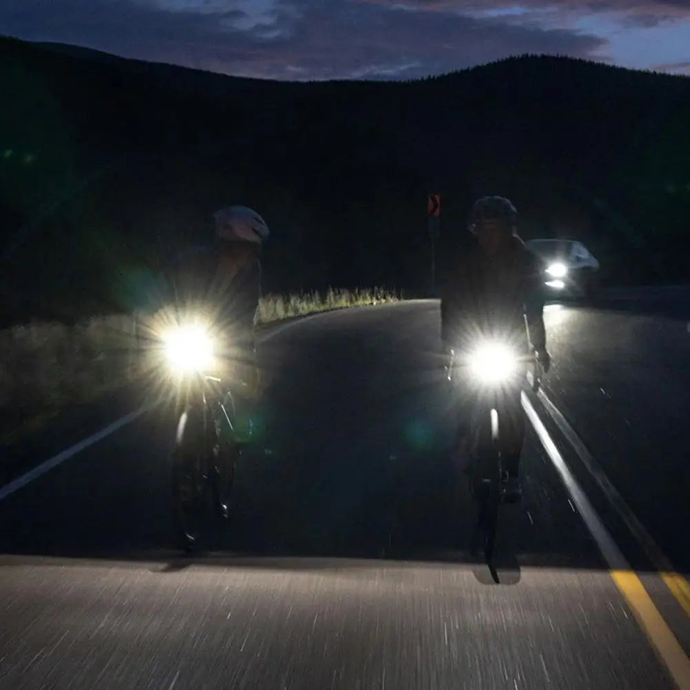 Set LED fietslampjes met klikbevestiging