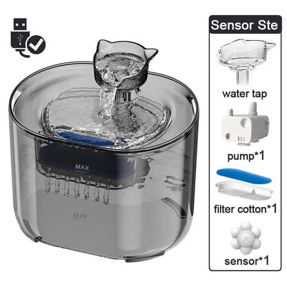 Kattenfontein met pomp – Stimuleert hydratatie