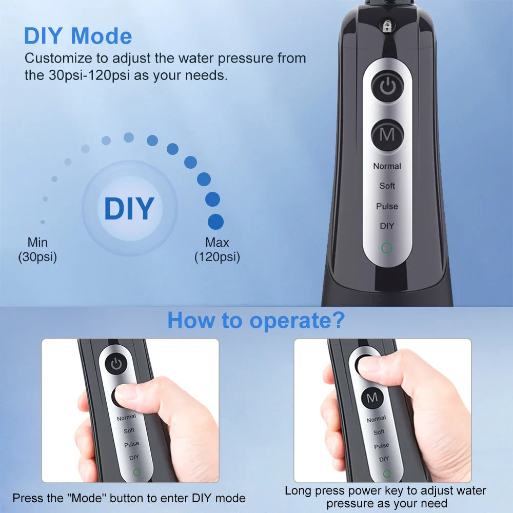 Tandsteen Verwijderaar - INS SMART Draagbare Waterflosser voor Perfecte Mondhygiëne