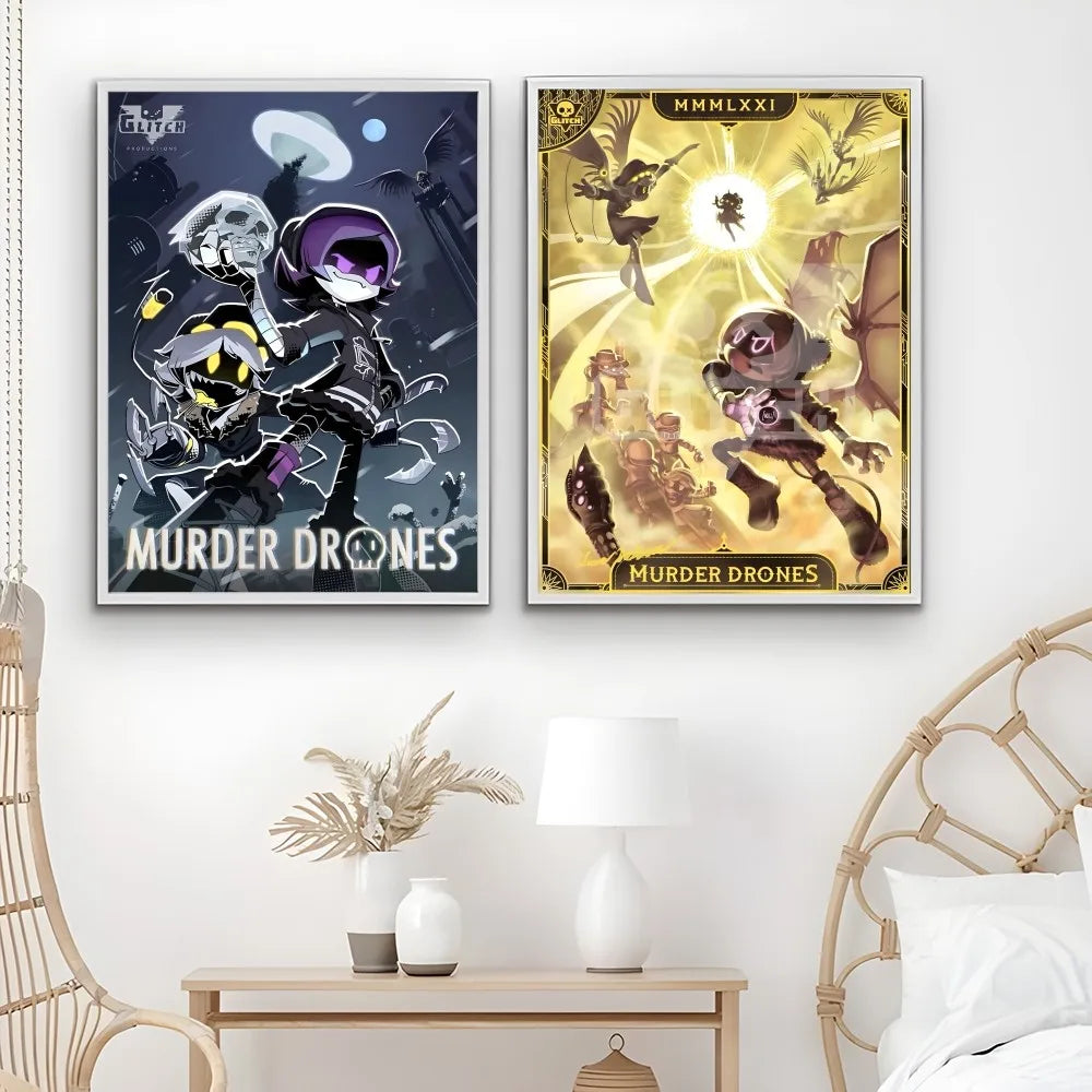 Stadsposter met skyline design