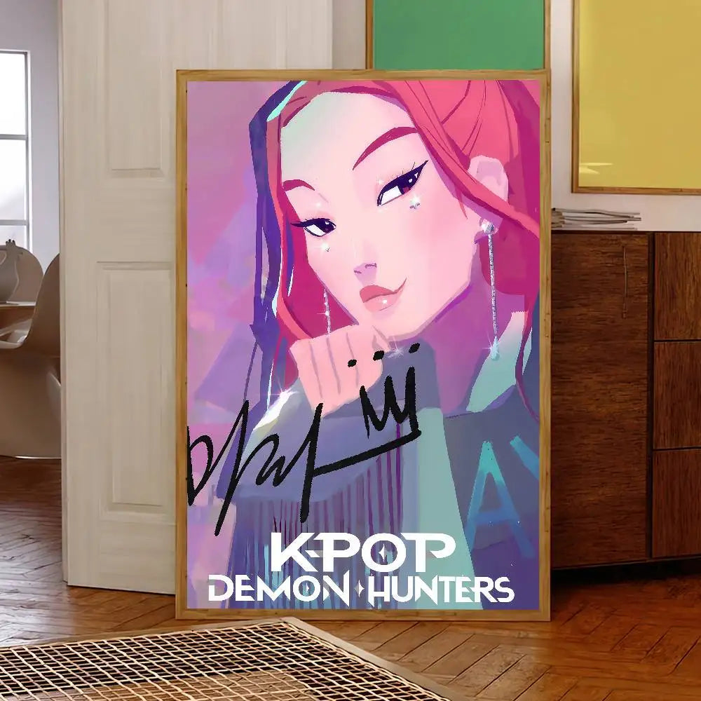 Abstracte poster in pasteltinten