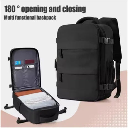 Rugzak als handbagage met laptop- en tabletopslag