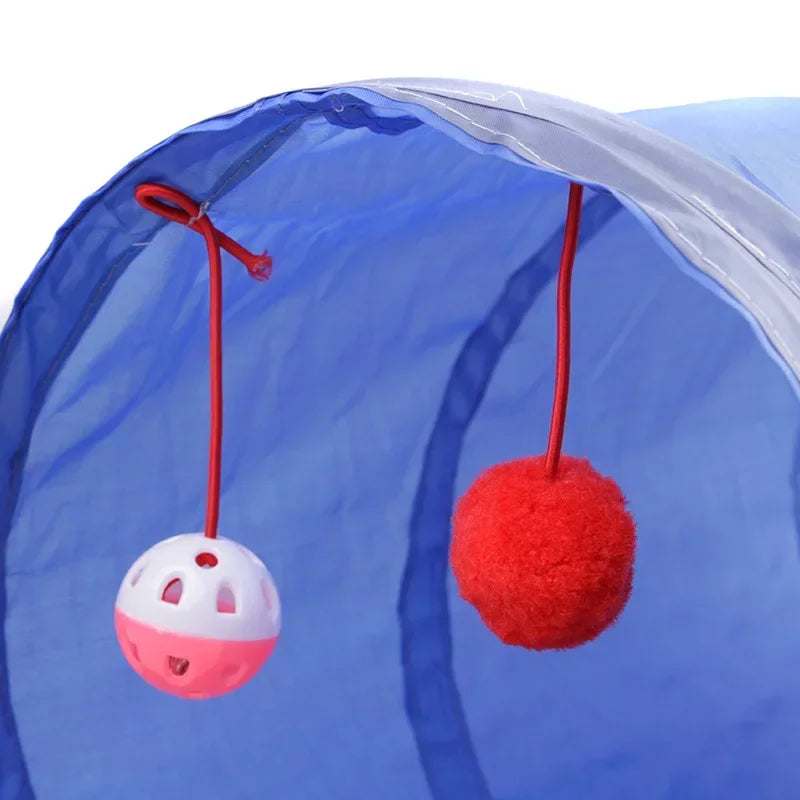 Kattenspeeltjes met bal en spoor – Rollercoaster effect