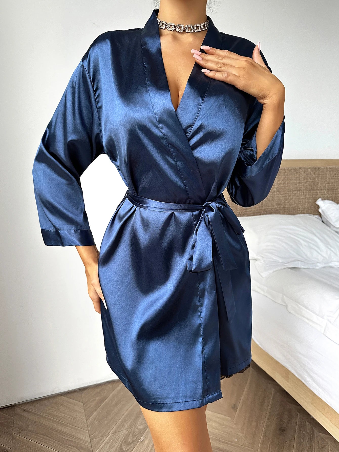 C&A ochtendjas dames fleece zacht – Ideaal voor herfst en winter
