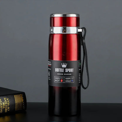 Thermosfles met handig handvat – Voor extra grip