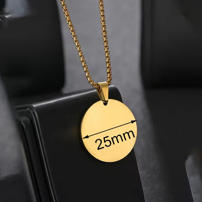 Ketting met gravure van kindernaam