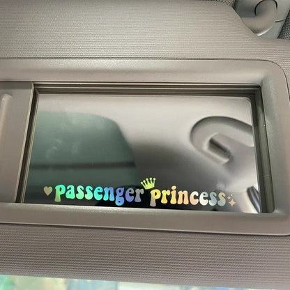 Auto stickers - Passenger Princess ontwerp voor een speels interieur