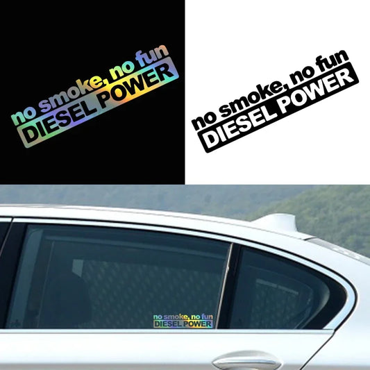 Auto stickers - Kleurrijke en Zwarte Diesel Power Designs voor Unieke Auto's
