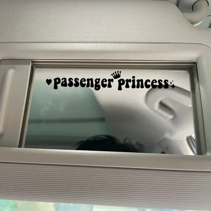 Auto stickers - Passenger Princess ontwerp voor een speels interieur