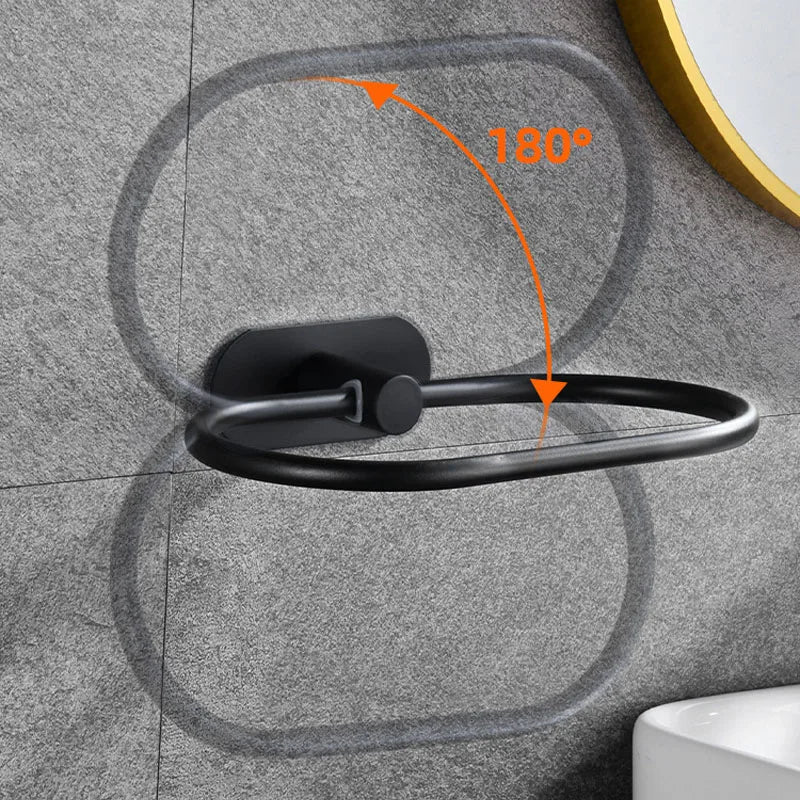 Compact handdoek rek voor hoekmontage – Slim ruimtegebruik