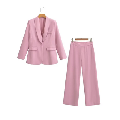 Zara broekpak dames in felroze – Statement look