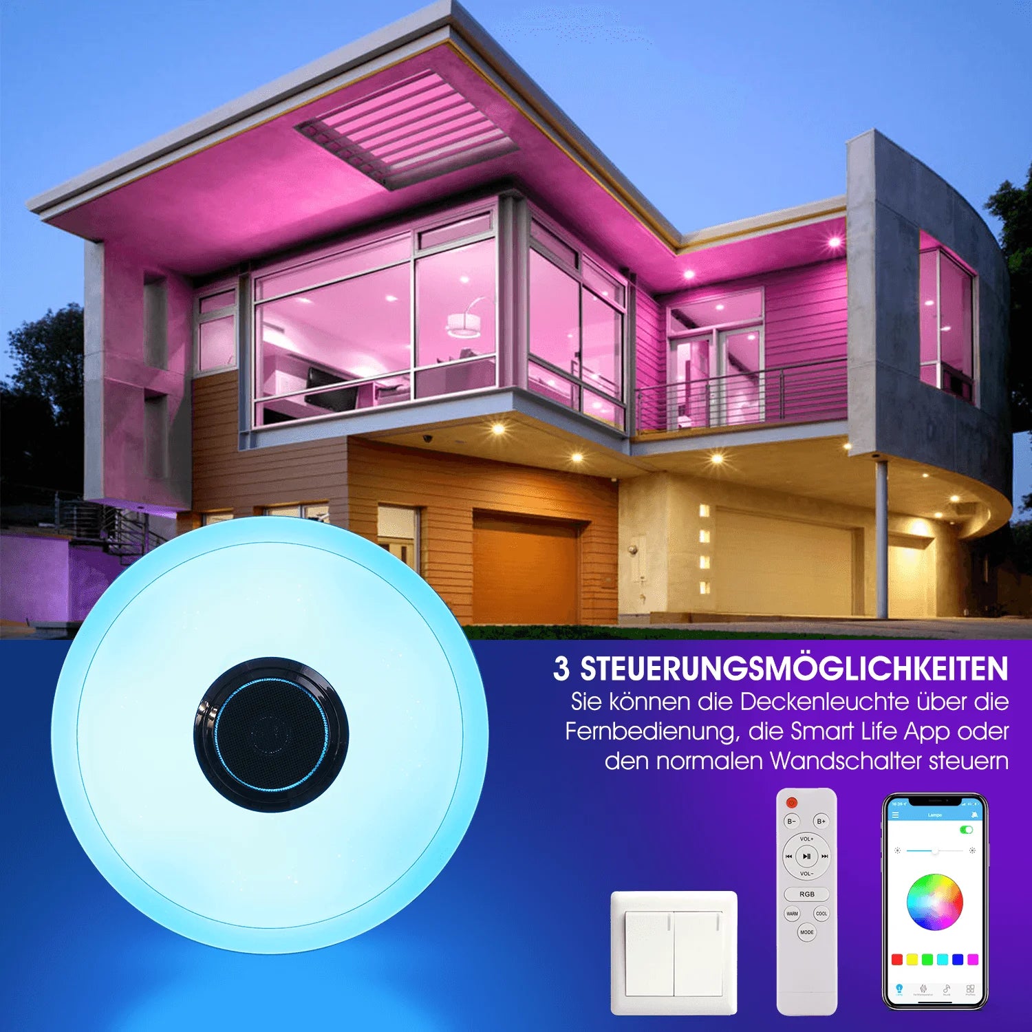 Ronde badkamerlamp LED – Modern en zacht licht