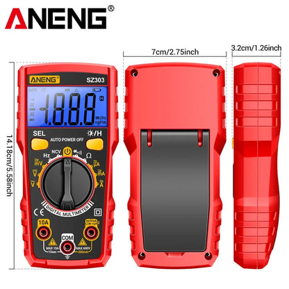 Multimeter met universele aansluitingen