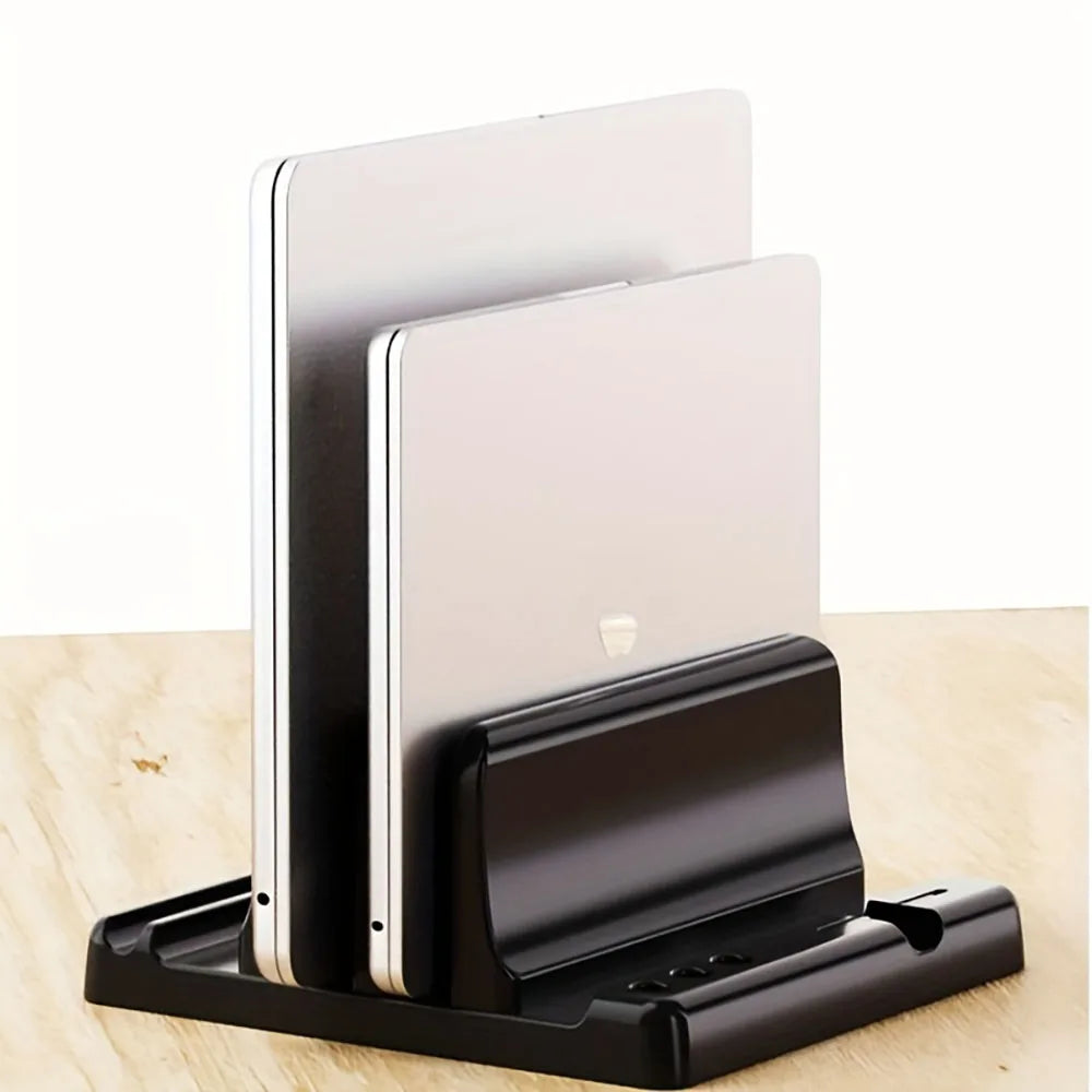 Dunne laptopstandaard voor compacte bureaus