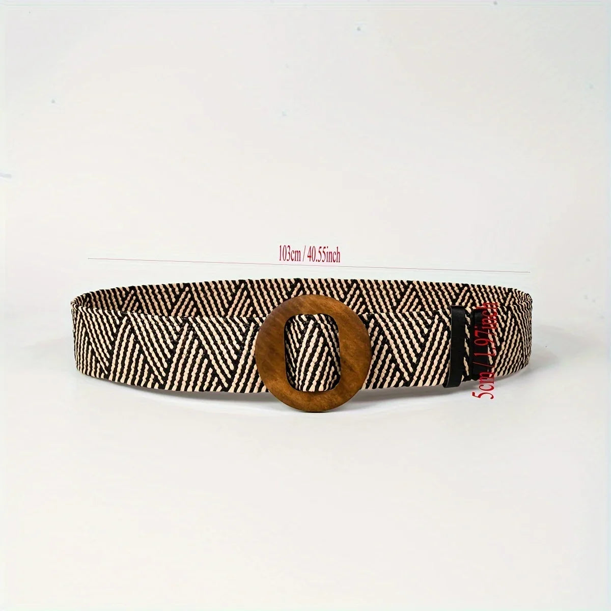 Stijlvolle riem met luxe suède textuur