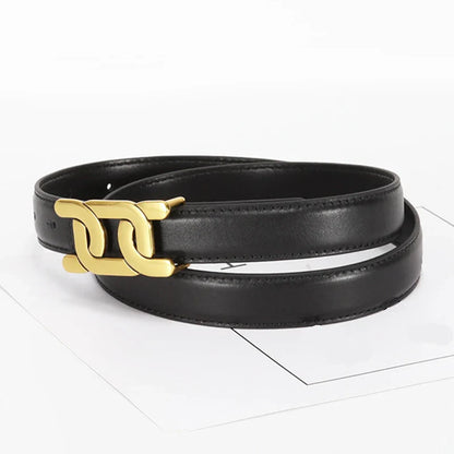 Minimalistische riemen dames voor basic outfits