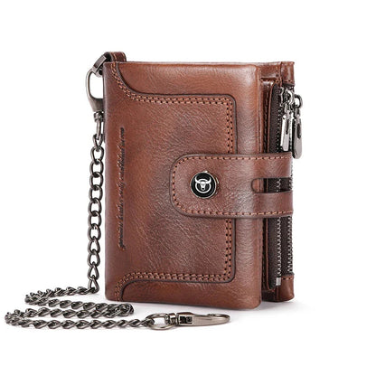 LV herenportemonnee zwart leer – Luxe basics