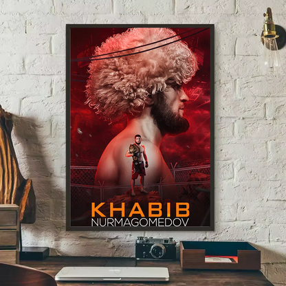 Poster in beige en zandtinten