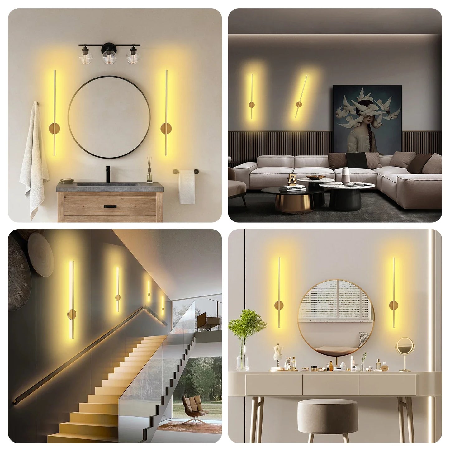 Wandlamp op batterijen voor gang – Ideaal voor donkere ruimtes