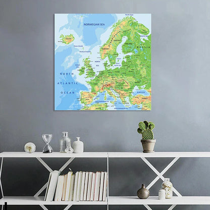 Wereldkaart als magneetbord – Combineer nut en sfeer