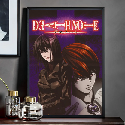 Poster met dieren in zachte kleuren
