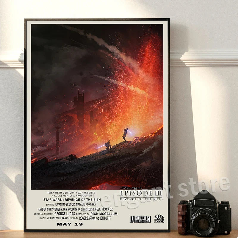 Woonkamer poster met rustgevende kleuren