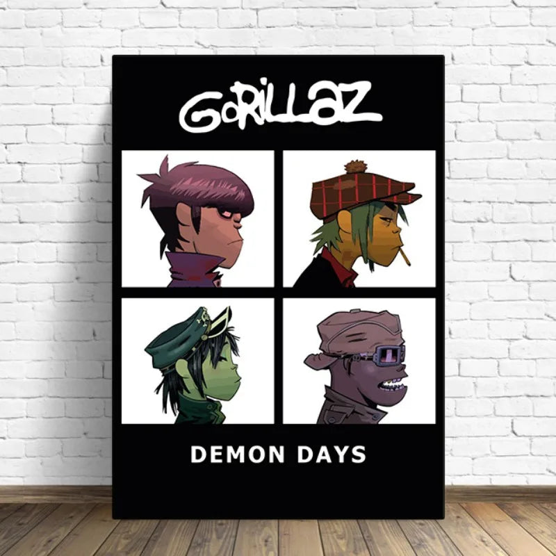 Poster met grafisch ontwerp in kleur