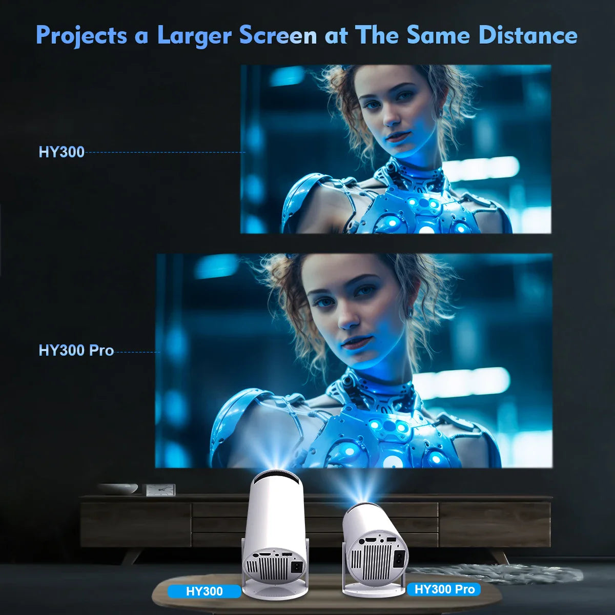 Draadloze 4K projector met WiFi