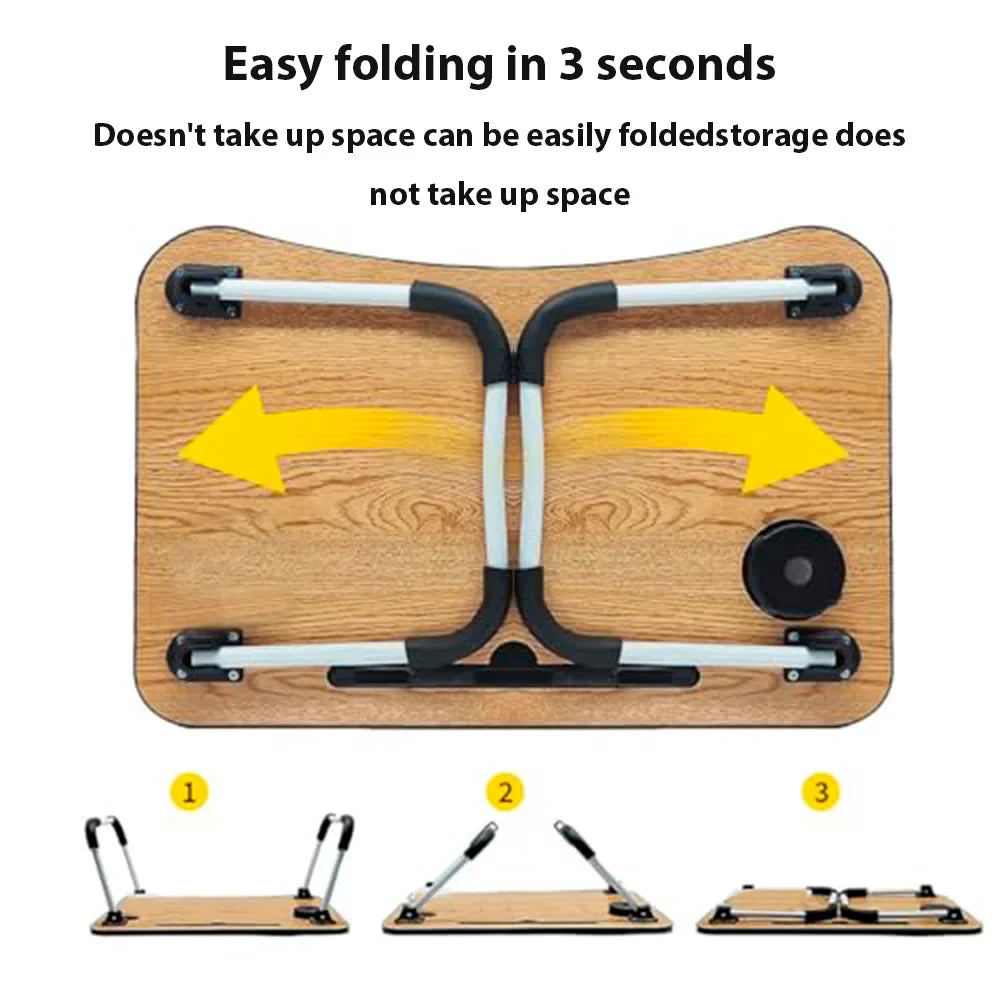 Multifunctionele schoottafel voor laptop of ontbijt