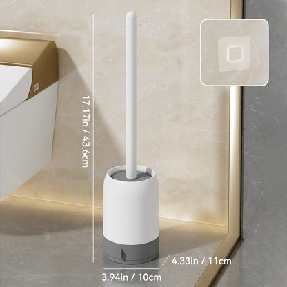 Toiletborstel in glazen houder – Elegant en uniek