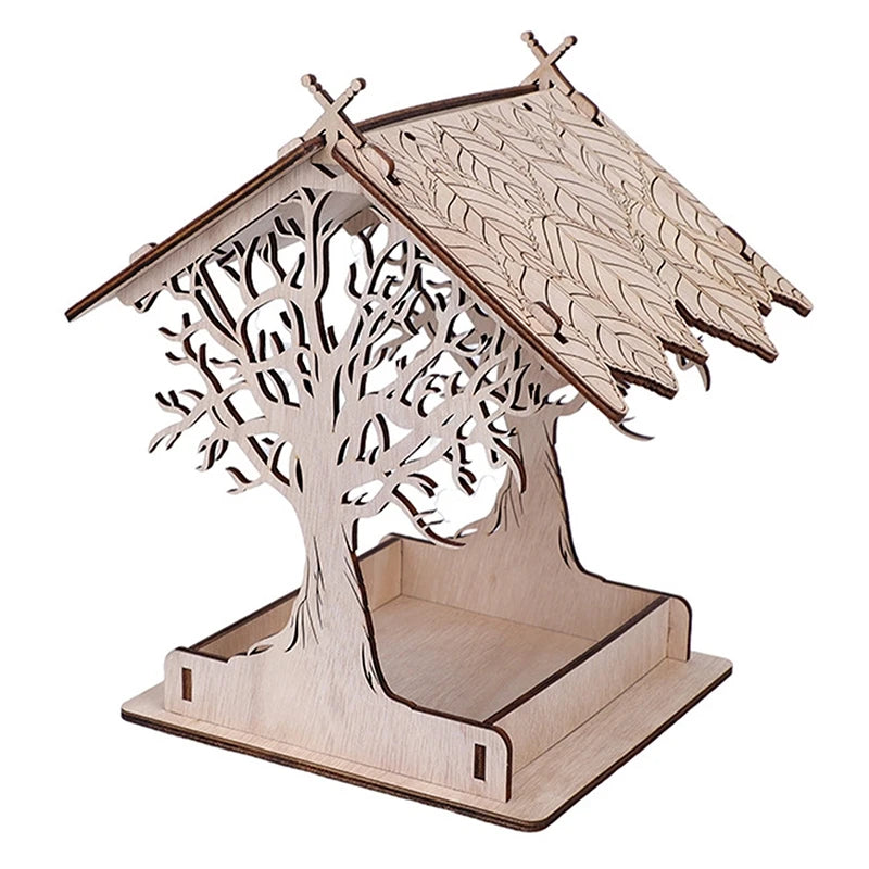 Gamma vogelhuisje blank hout – Zelf te schilderen