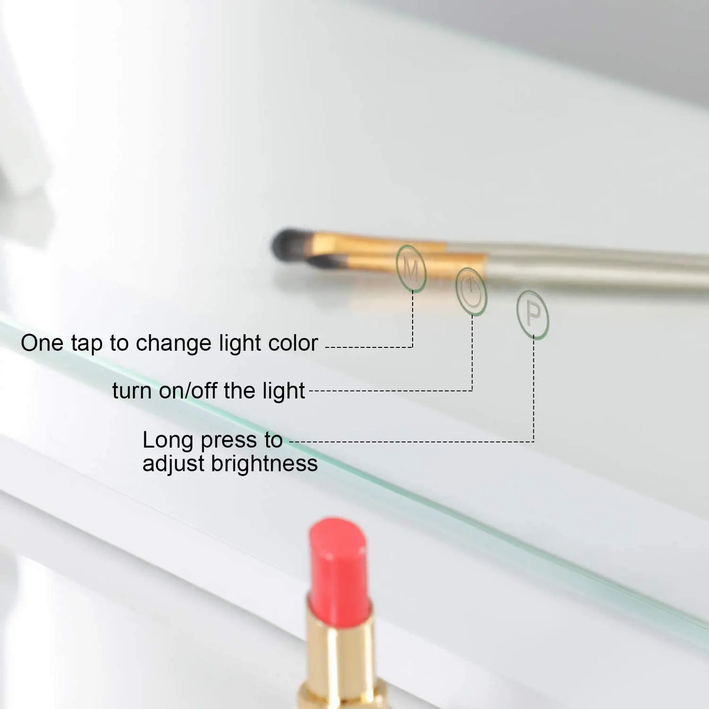 Make-up spiegel met ingebouwde verlichting – Ideaal voor dagelijks gebruik