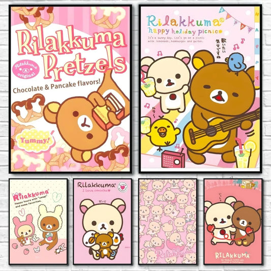 Posterset voor harmonieuze wand
