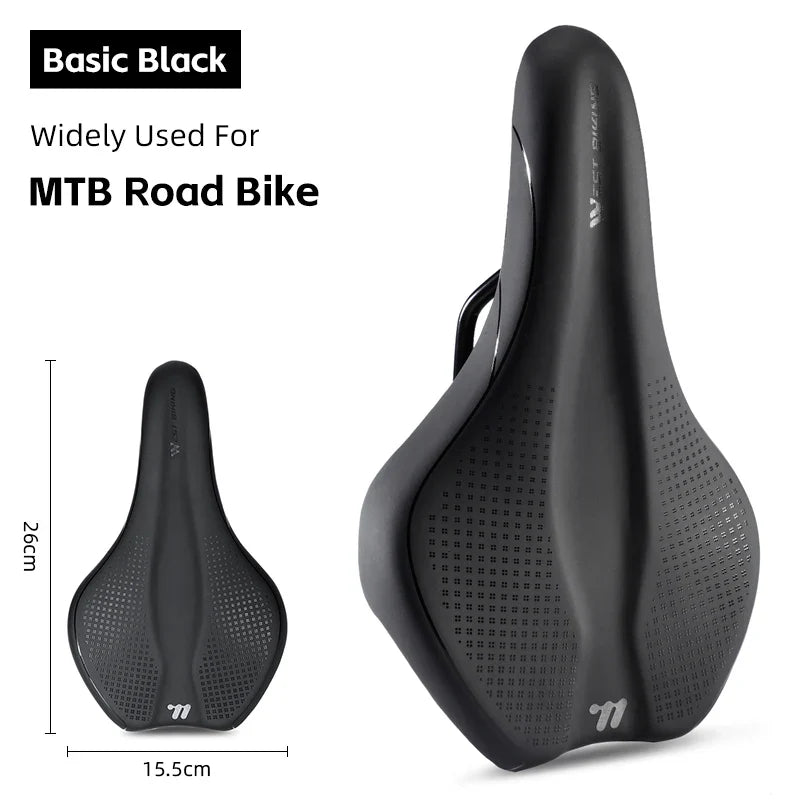 Comfortabel fietszadel met antislip textuur