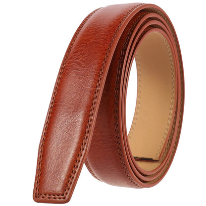 Riem heren met gladde gesp en luxe feeling