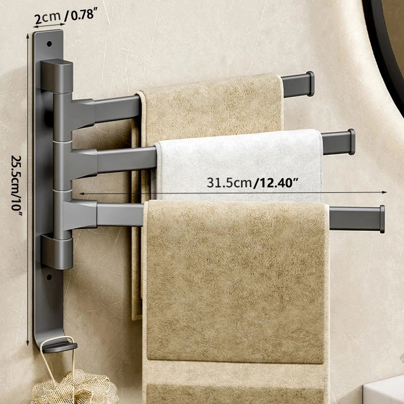 Zwart handdoekrek modern design – Stijlvol in elke badkamer